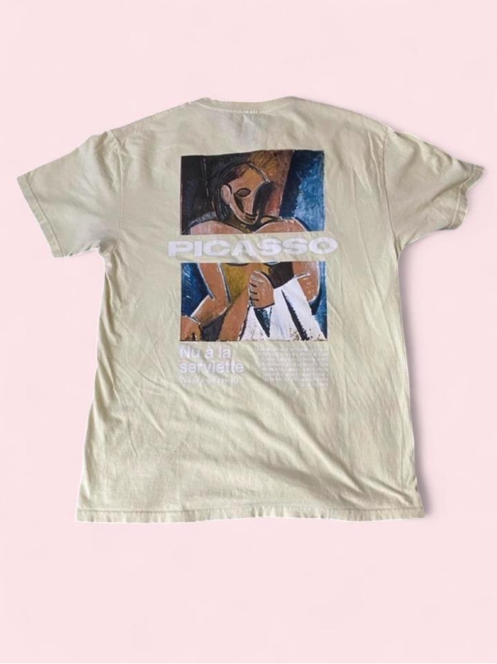 Cream Pablo Picasso Graphic Tee